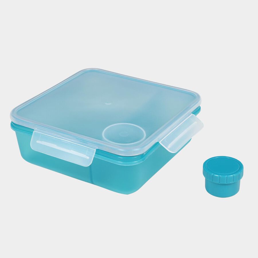 Plastic Lunch Box - 1 Box, 1 Small Bowl, , large image number null