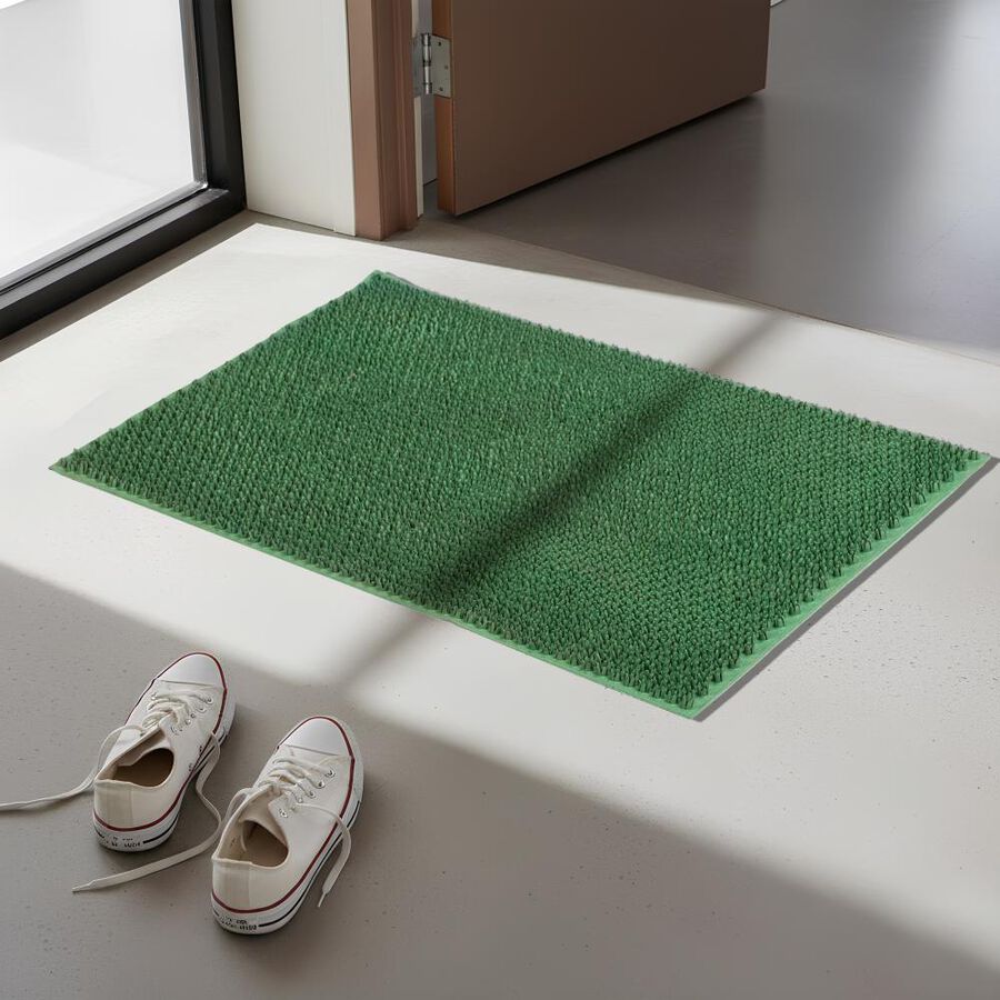 Anti-Skid Green Rubber Door Mat, , large image number null