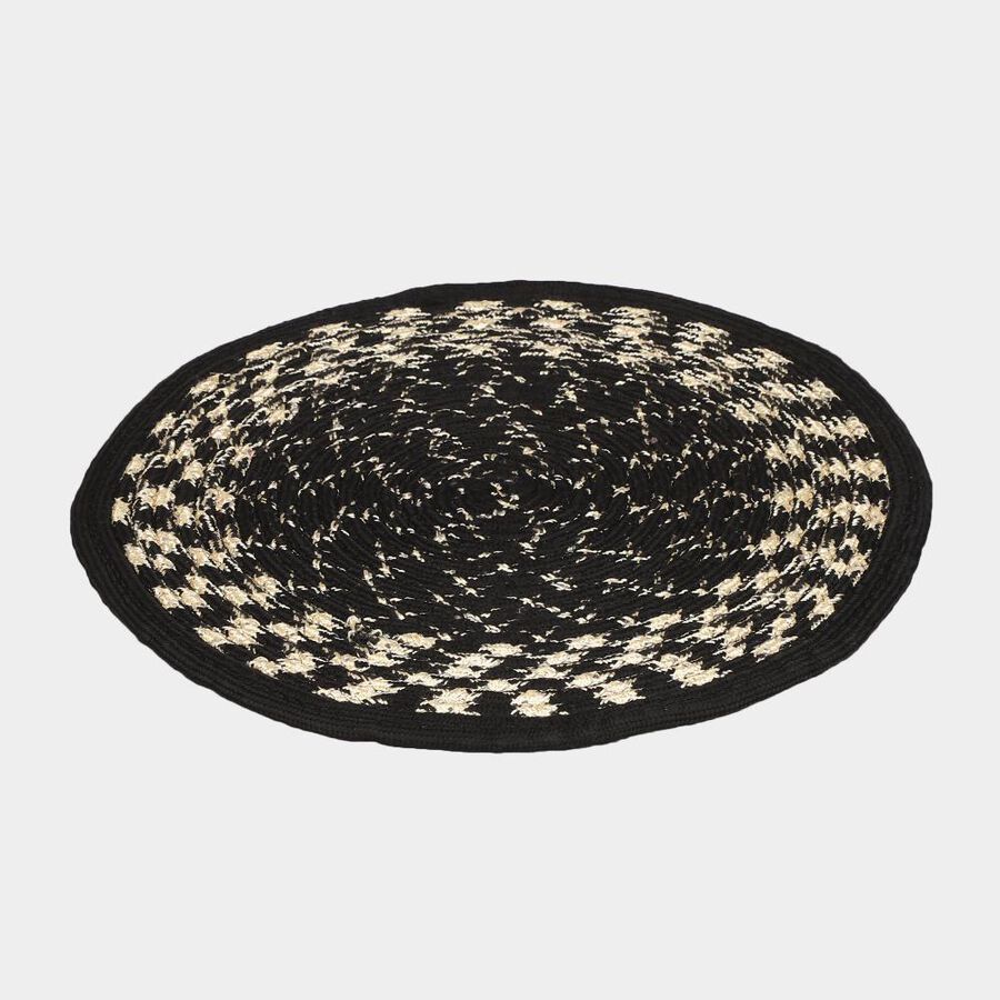 Black Polyester Rug, , large image number null