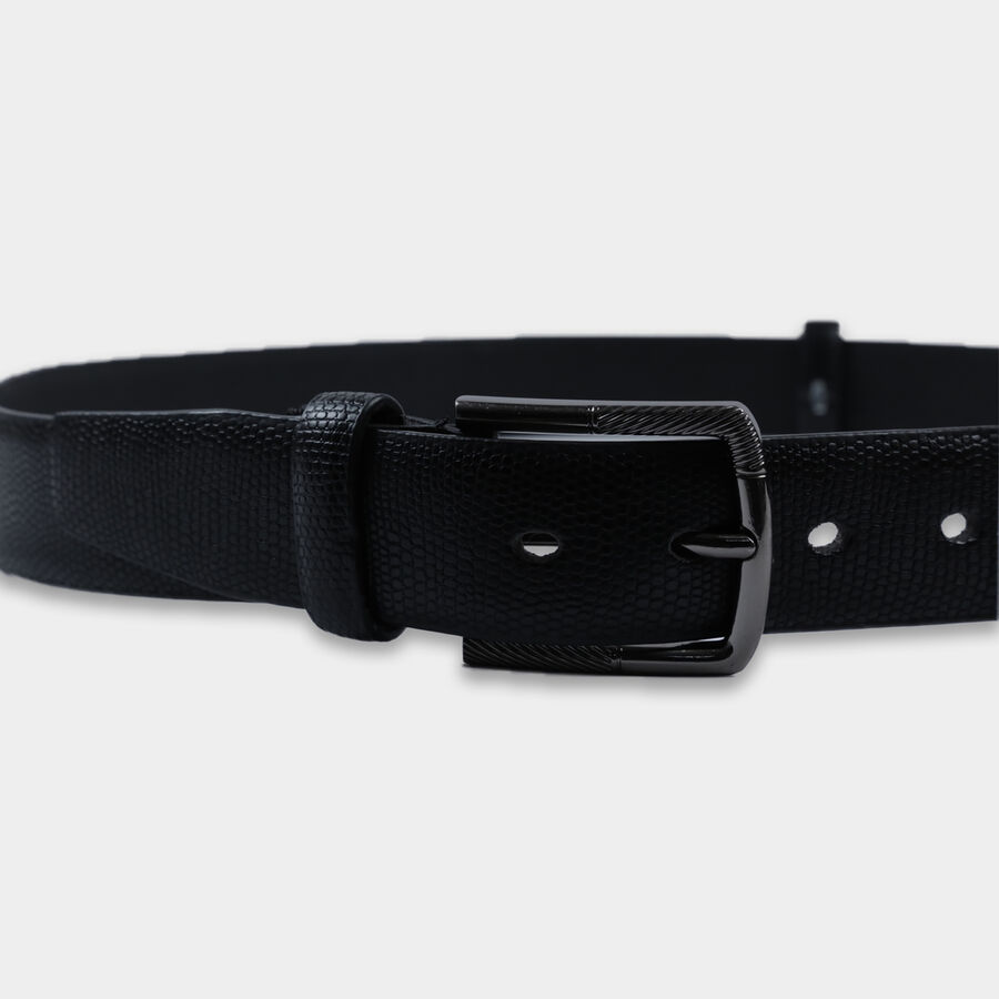 Men Formal Black Belt (40 in.), , large image number null