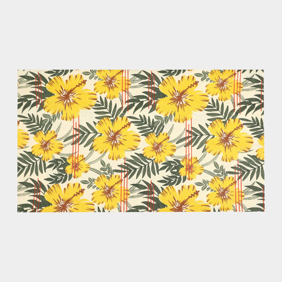 Yellow Cotton Blend Pillow Cover, , large