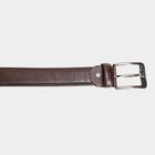 Men's Brown Polyurethane Casual Belt, , small