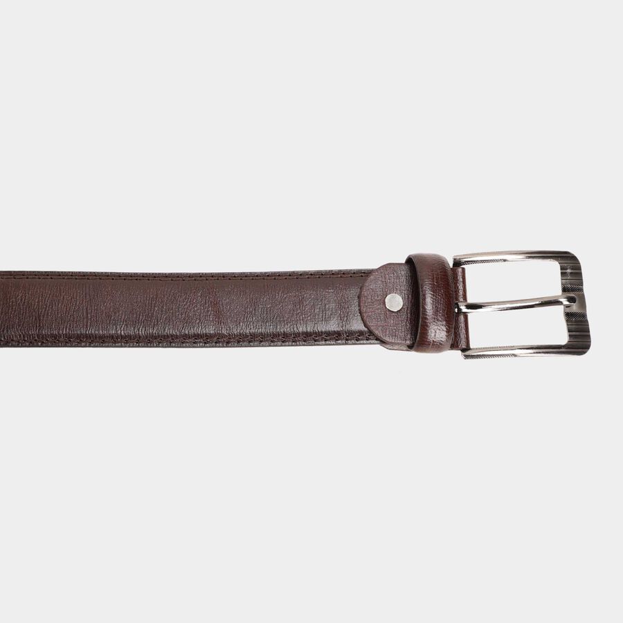 Men's Brown Polyurethane Casual Belt, , large