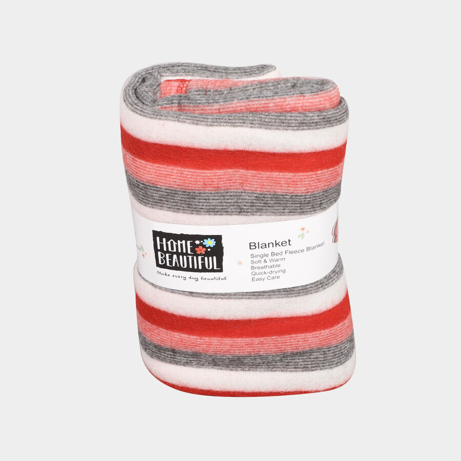 330 GSM Red Microfiber Blanket, , large image number null