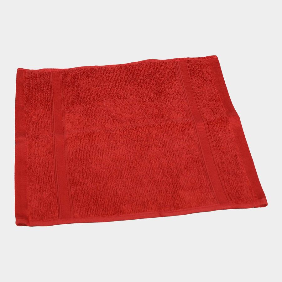 500 GSM Red Cotton Face Towel, , large image number null