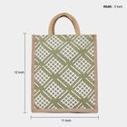 Olive Jute Lunch Bag, , small image number null