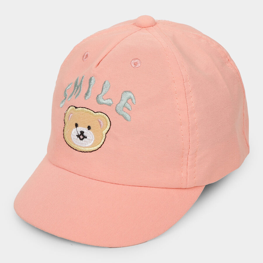 Kid's Pink Fabric Cap, , large image number null