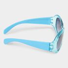 Kid's Plastic Clear Glass Round Sunglasses, , small image number null