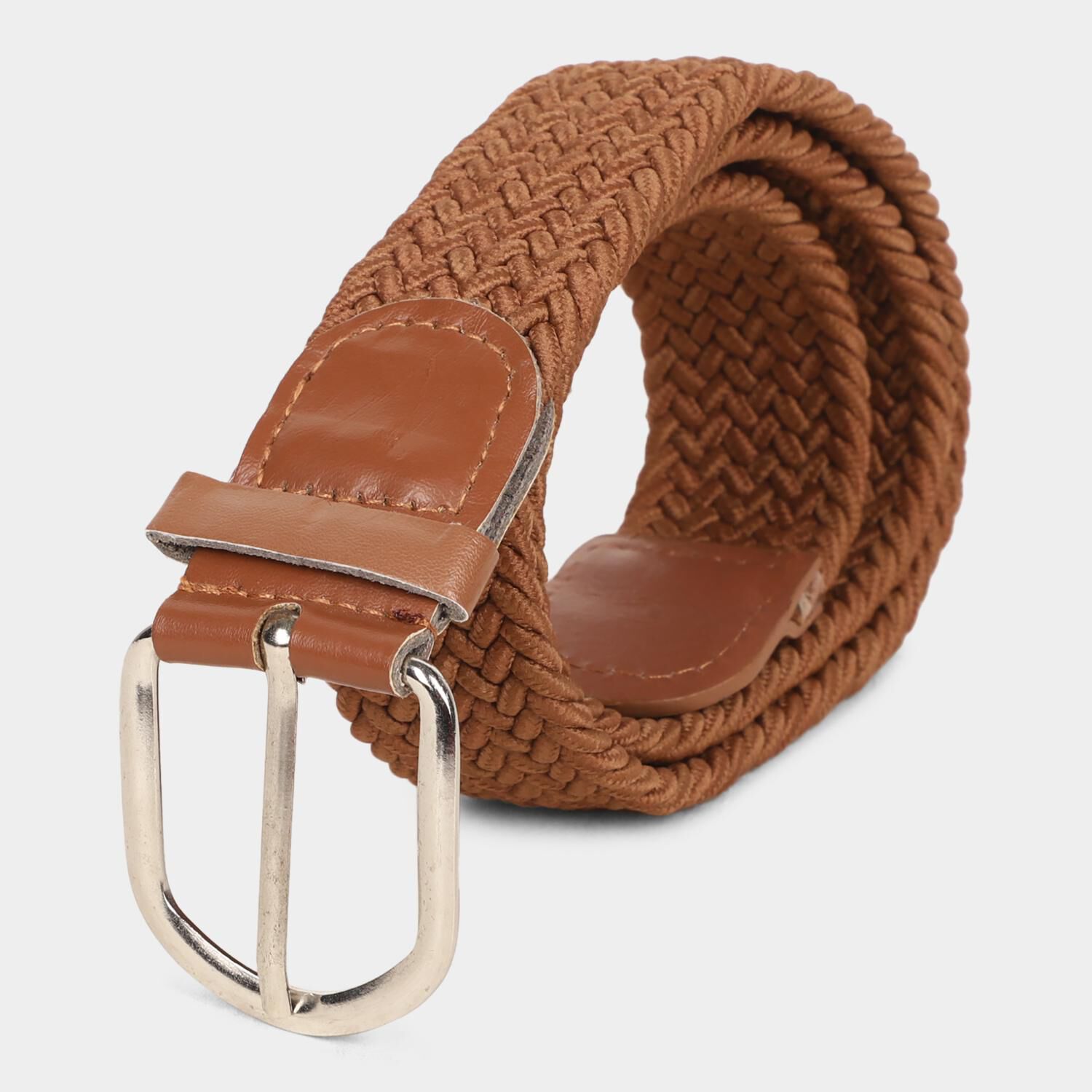 Black Tie                         Men's Blue Canvas Casual Belt