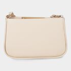 Woman's Beige Polyurethane Bag, , small