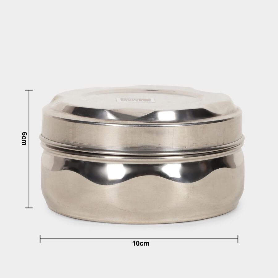 480 ml Steel Poori Dabba, , large image number null