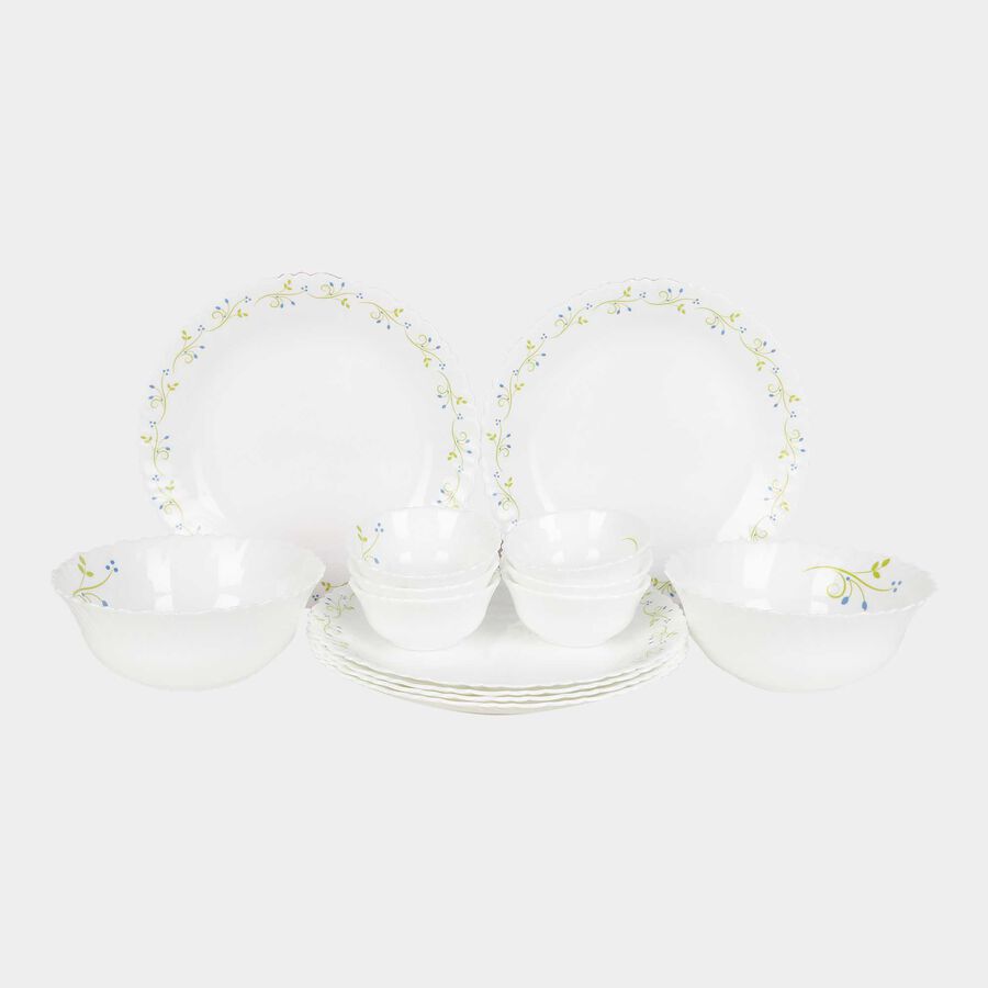 14 Pcs. Opalware Dinner Set, Microwave Safe, , large image number null