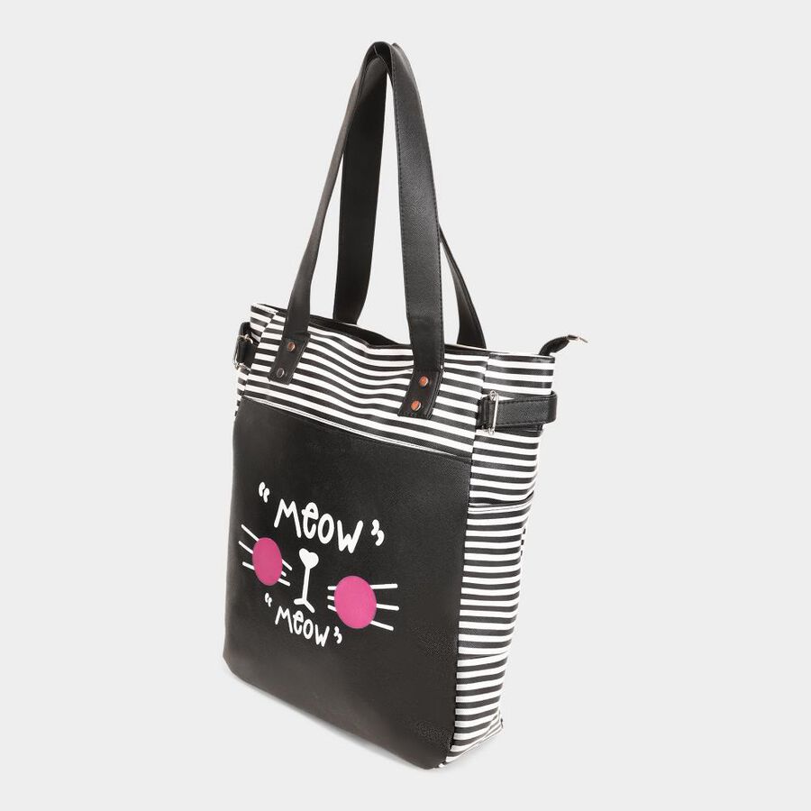 Black Polyurethane Bag, , large image number null