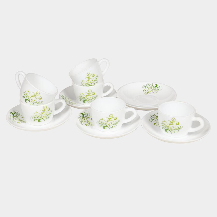 120ml Opalware Cup & Saucer Set, , large image number null