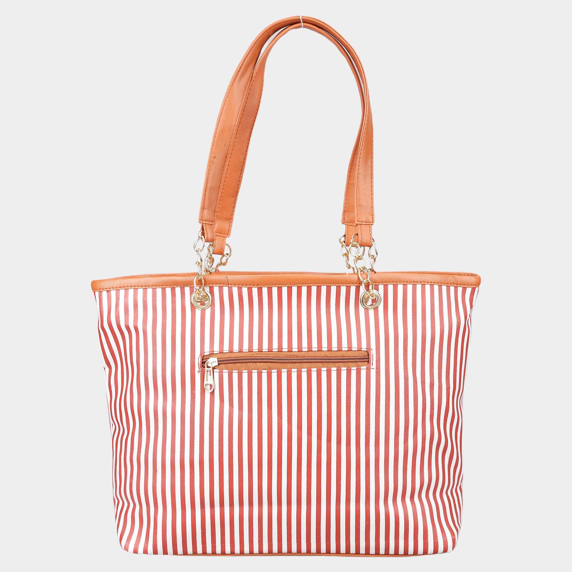 Women s Polyurethane Tote Bag Printed Medium Size