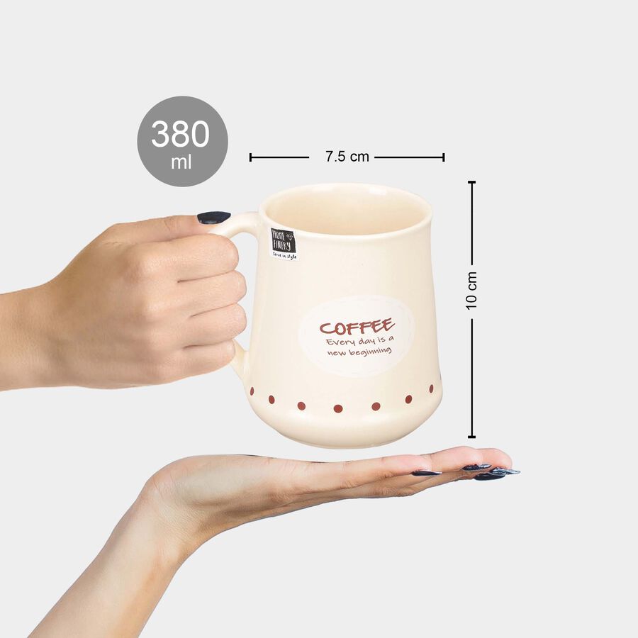 Stoneware Mug, 380 ml, Microwave Safe, , large image number null