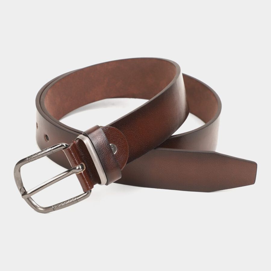 Men's Brown Polyurethane Casual Belt, , large image number null