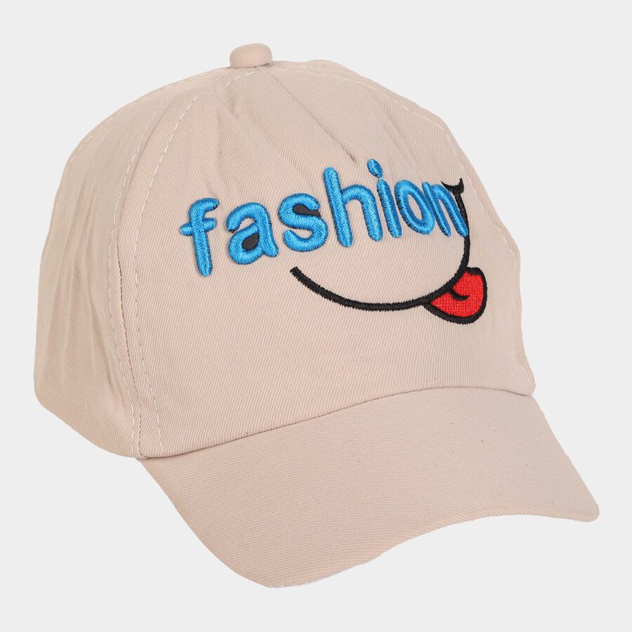 Kids' Black Canvas Cap, , large image number null