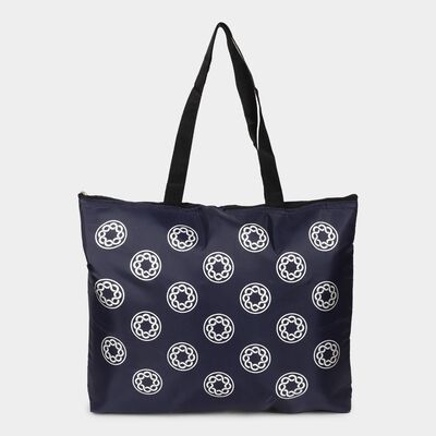 Navy Blue Fabric-Nylon Bag