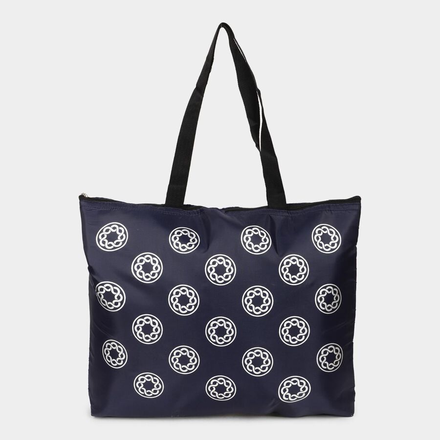 Navy Blue Fabric-Nylon Bag, , large image number null