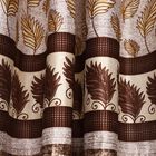 5ft. Brown Window Curtain, , small image number null