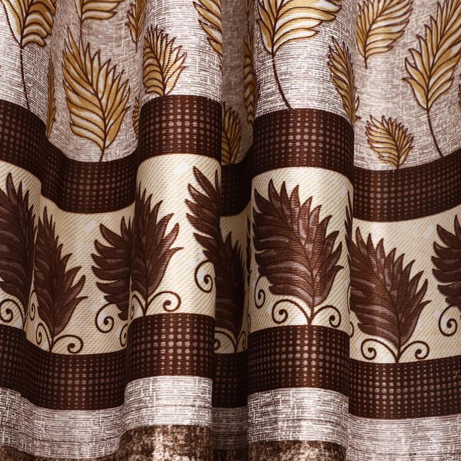 5ft. Brown Window Curtain, , large image number null
