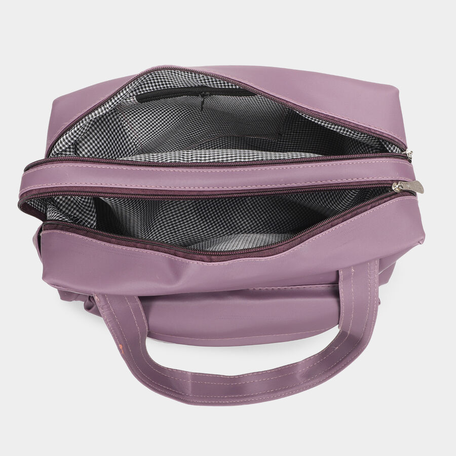 Grey Printed Hand Bag, , large image number null