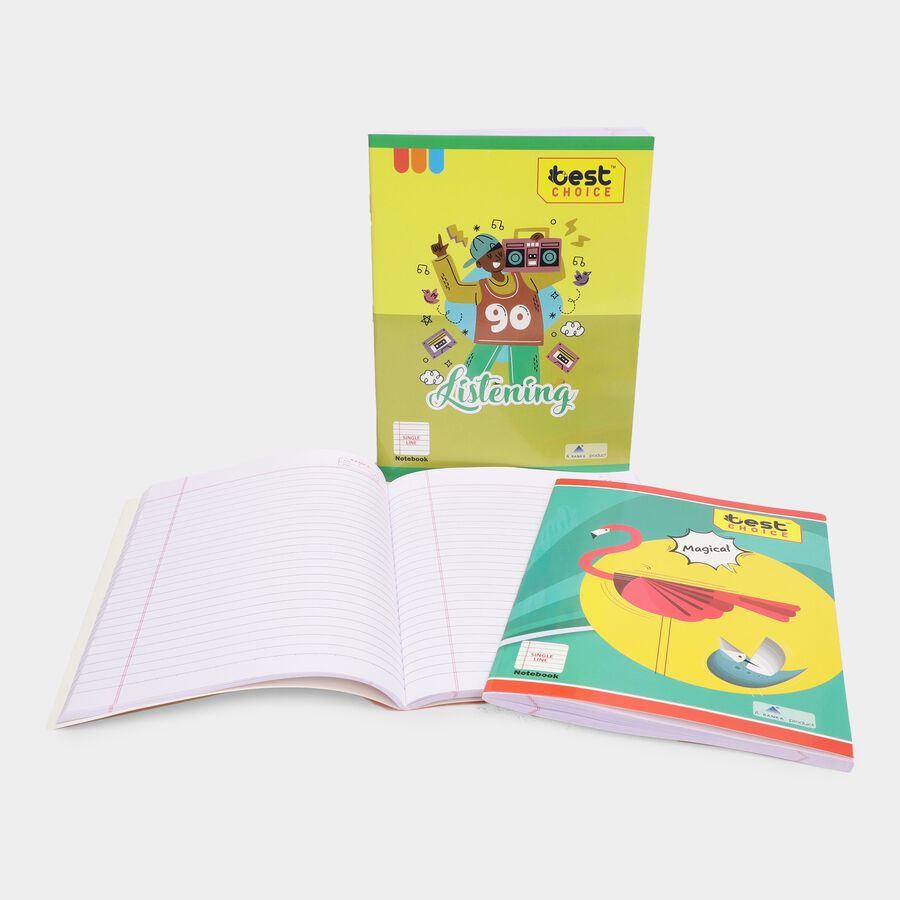 160 Pages RuledLong Book, Set of 3, , large image number null