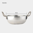 Aluminium Kadhai - 8 in. (1.3 L), Induction Compatible, , small image number null