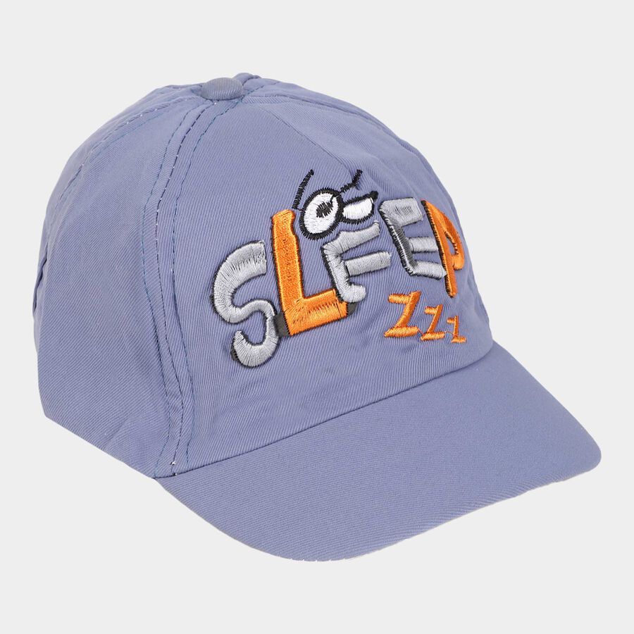 Kids' Blue Canvas Cap, , large image number null