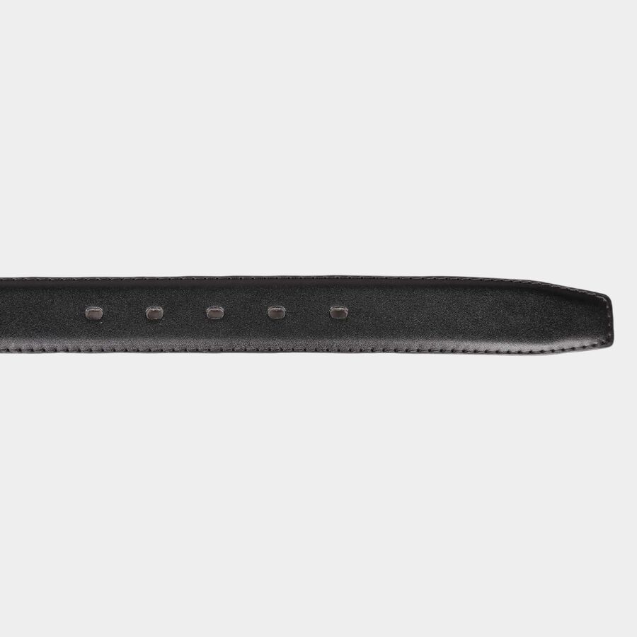 Men's Black Polyurethane Formal Belt, , large