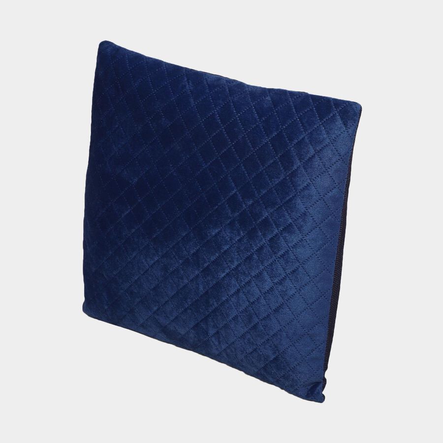 Blue Polyester Cushion Cover, , large image number null