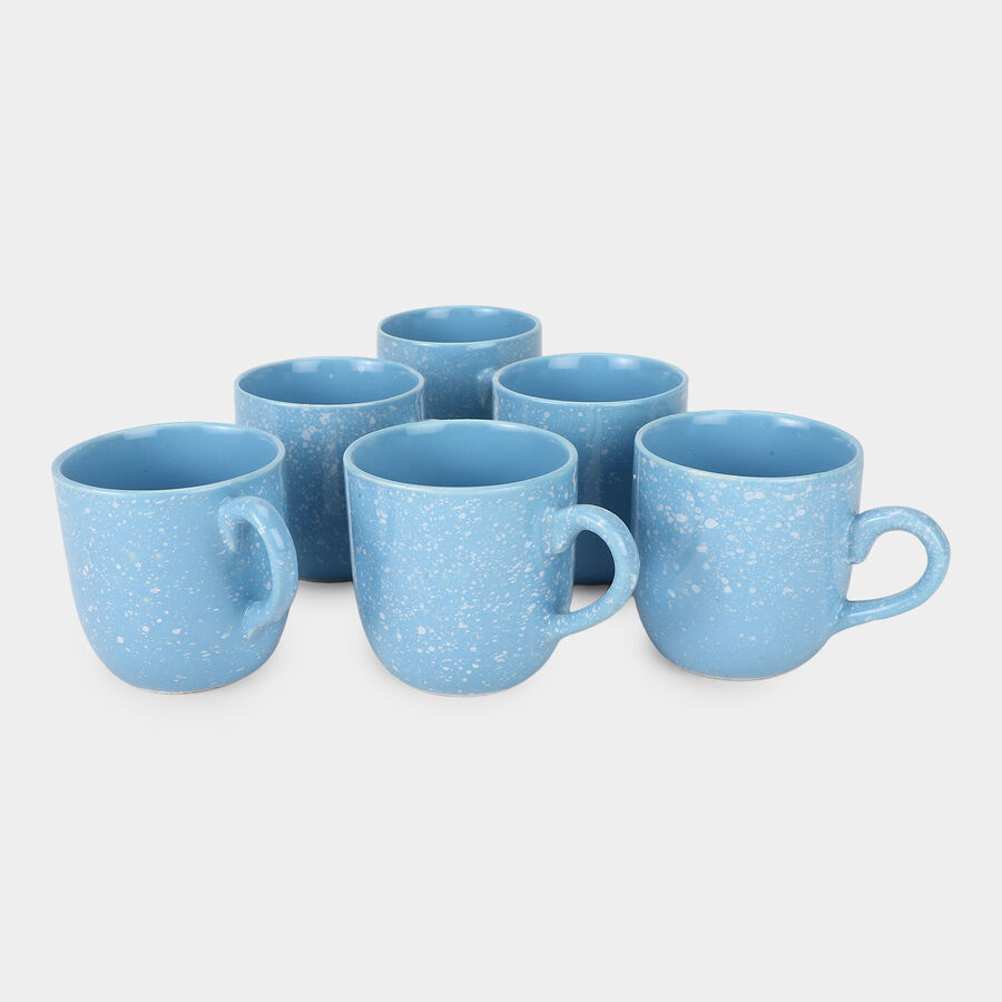 140ml Bone China Mug Set Of 6, , large