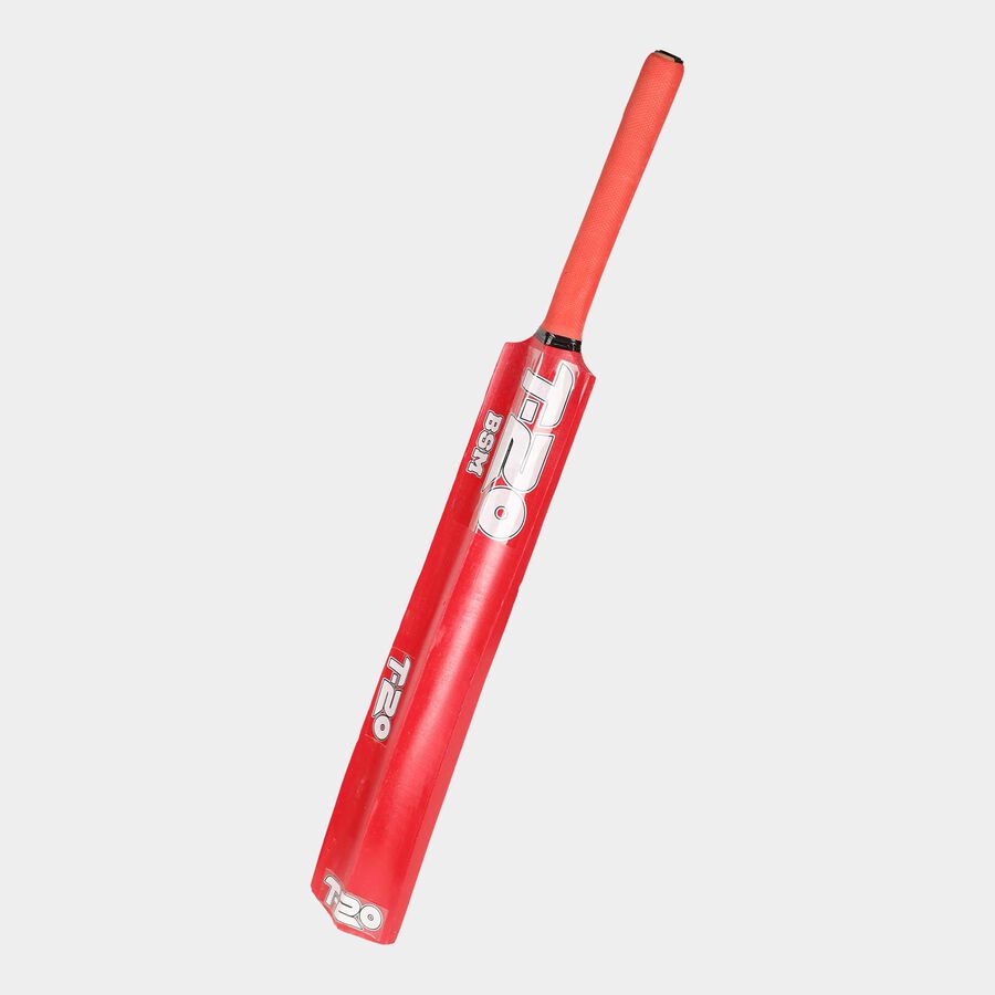 Clear Wood Bat And Ball, Red, 12 cm X 60 cm X 2 cm, 1.1 Kg, , large image number null