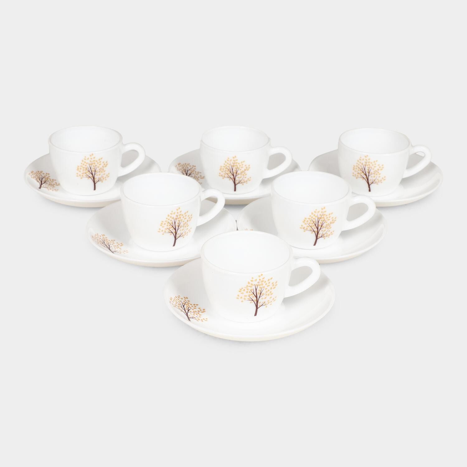 Cello                         130 ml Opalware Cup &amp; Saucer Set