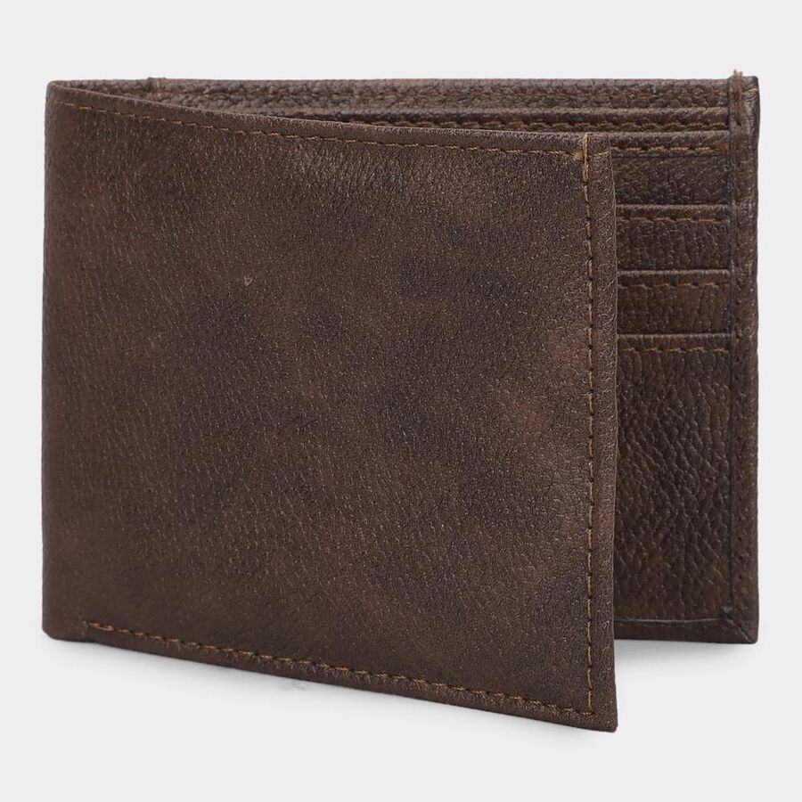 Men's Brown Pu Wallet, , large