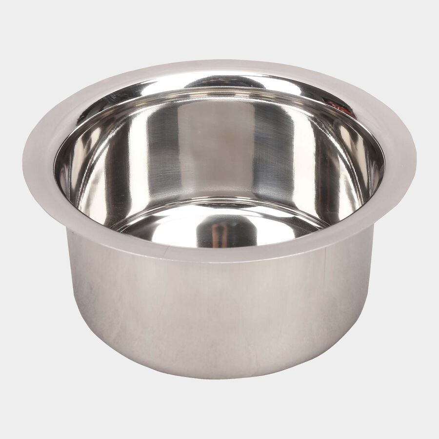 Stainless Steel Tope (Patila) - 20 cm, 1.6 L, Induction Compatible, , large image number null