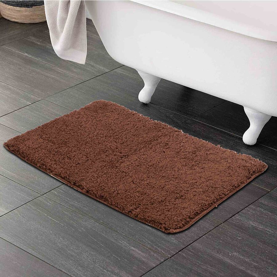 Anti-Skid Absorbent Polyester Bath Mat, , large