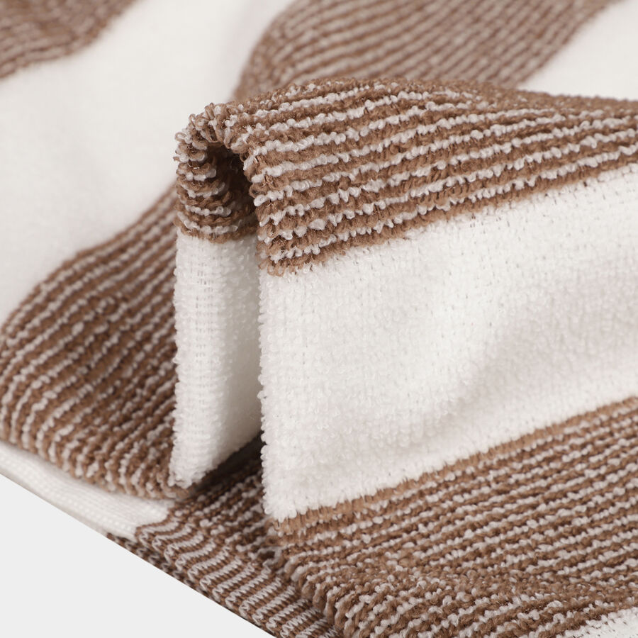 200 GSM Beige Microfiber Bath Towel, , large