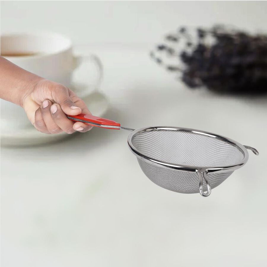 Steel Soup Strainer, 14 cm Dia., , large image number null