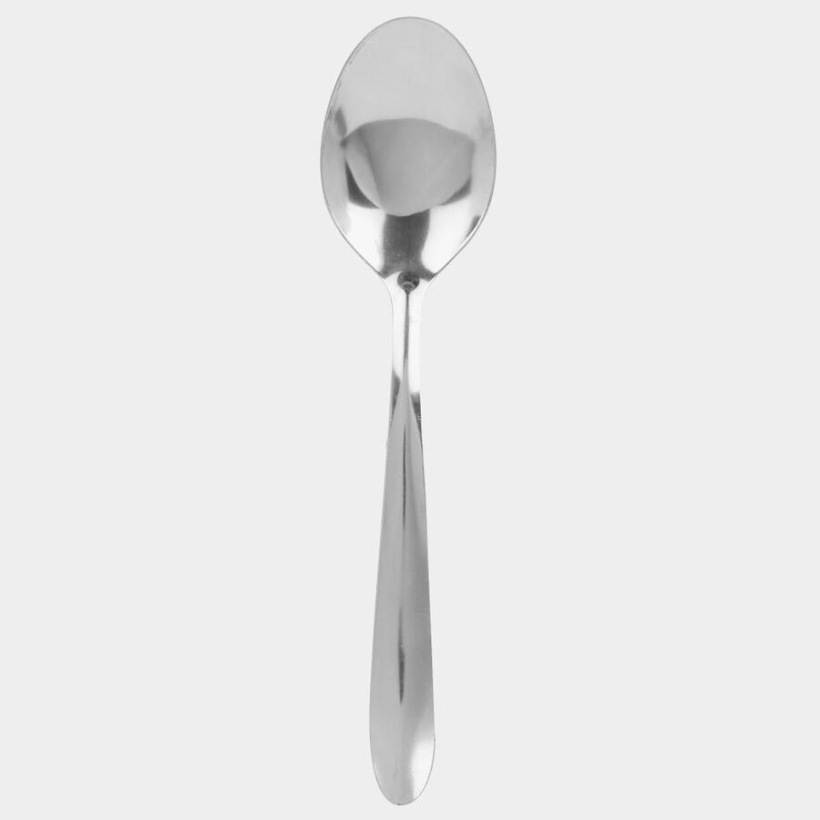 Set of 4 Steel Dessert Spoons, , large image number null