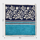 Blue Polyester Cushion Cover, , small image number null