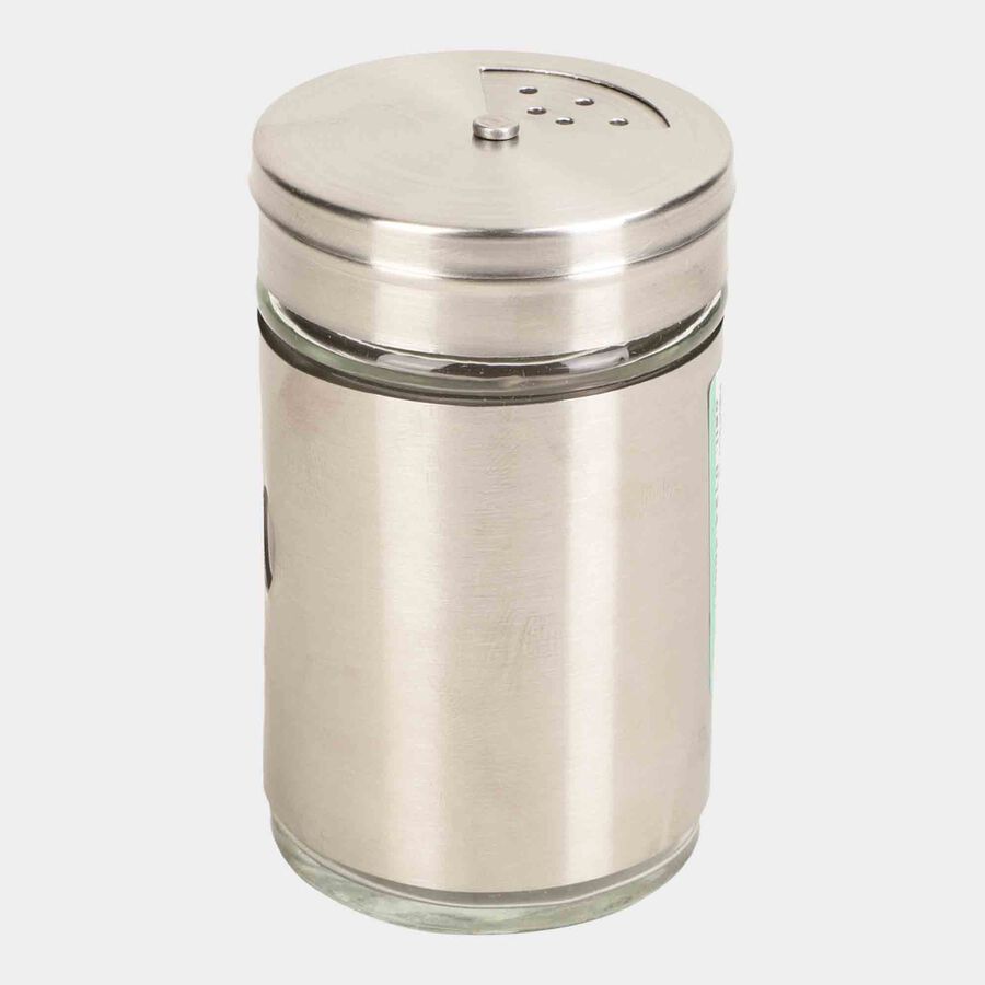 Glass and Steel Salt Shaker, 250 ml, , large image number null
