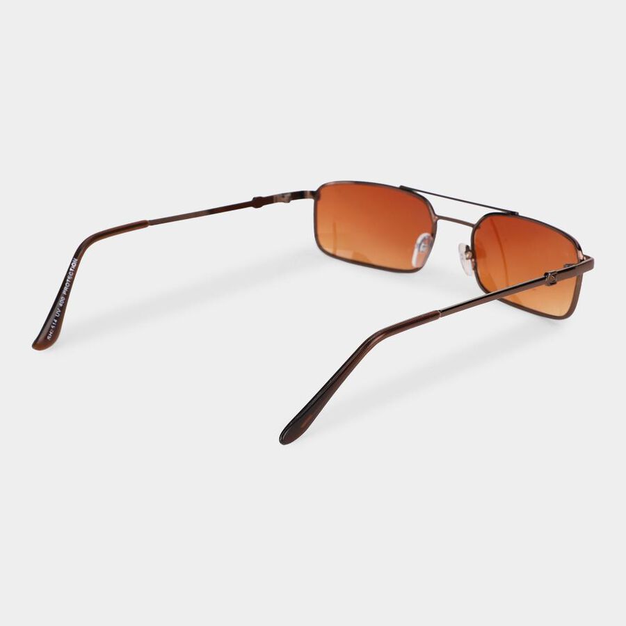 Men's Brown Plastic Sunglasses, , large