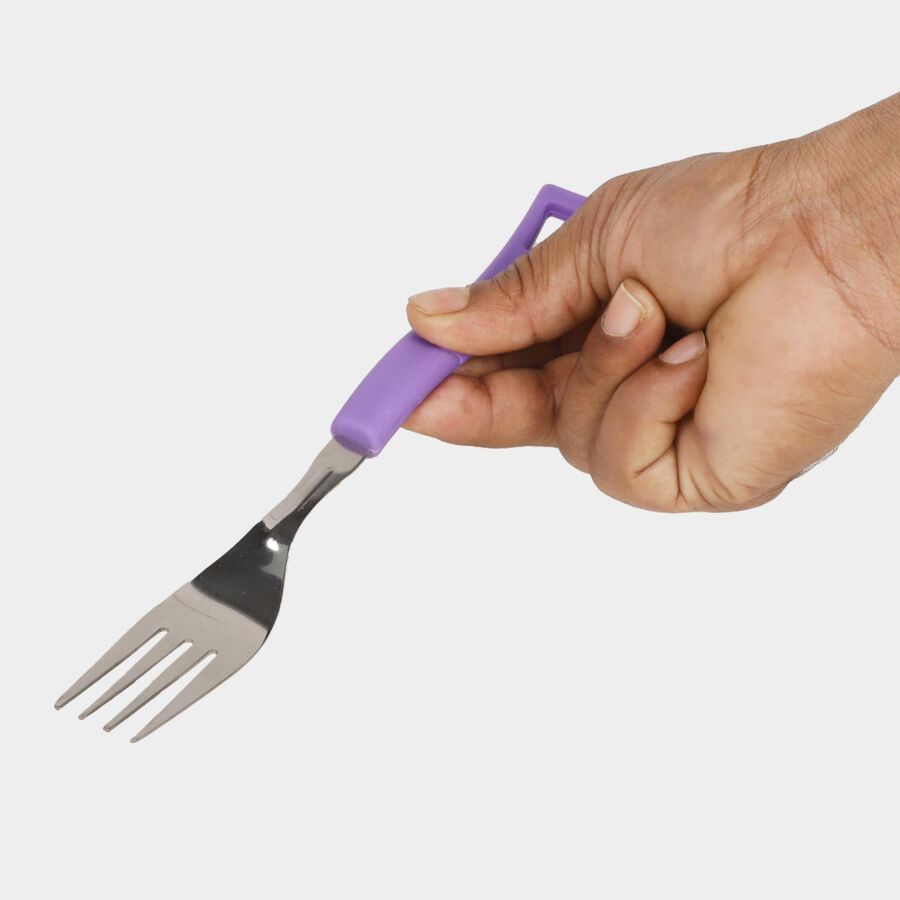 6 Pcs. Steel Dessert Fork, , large image number null