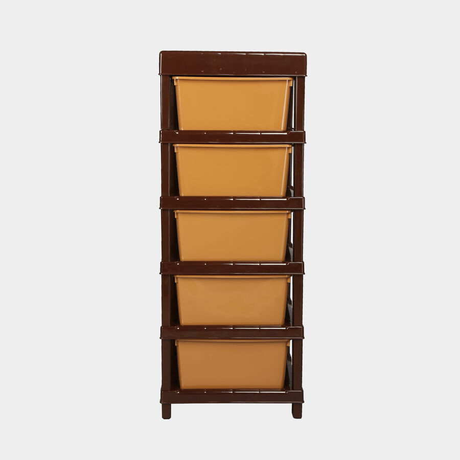 5-Tier Plastic Multi-Drawer Organizer, , large image number null
