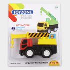 Kid's Red Plastic Friction Toy Crane, , small