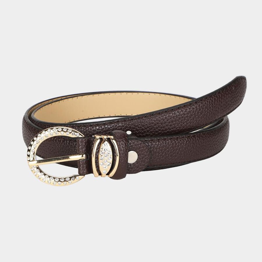 Woman's Brown Belt, , large