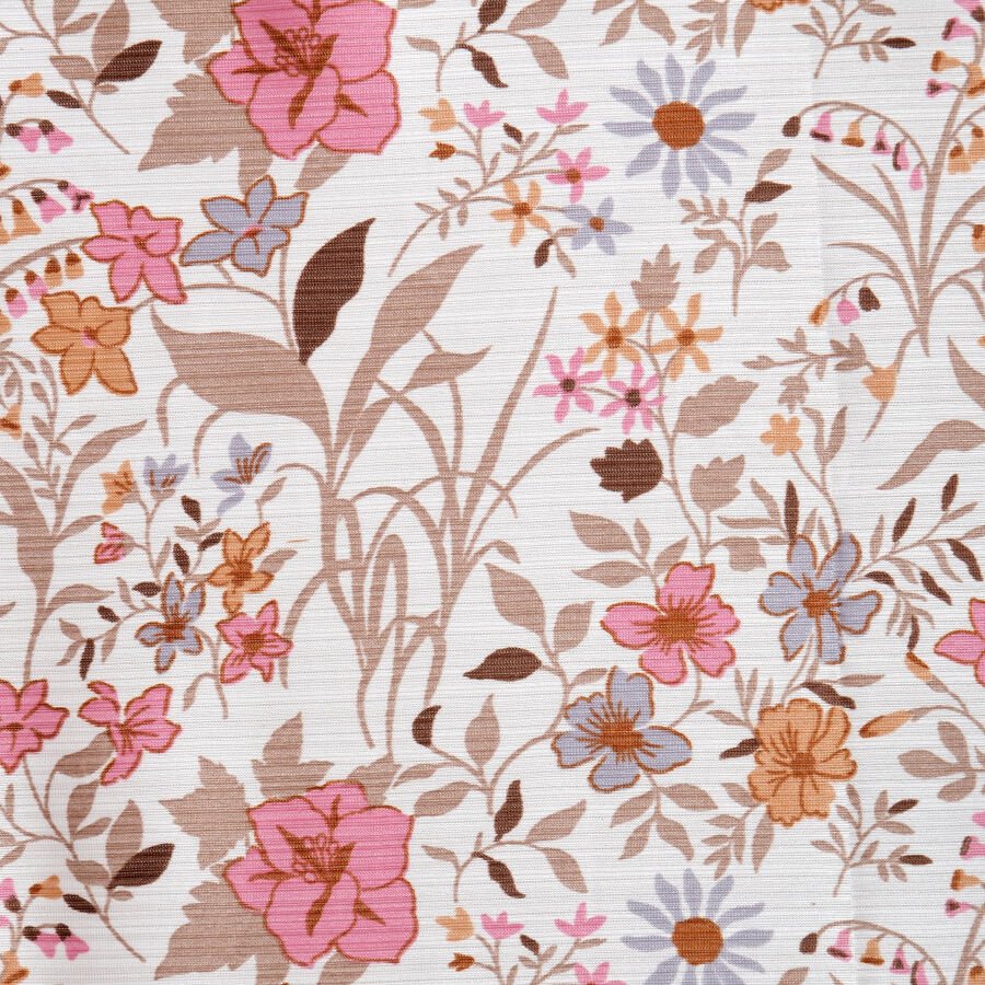 7 ft. Pink Polyester Curtain, , large image number null