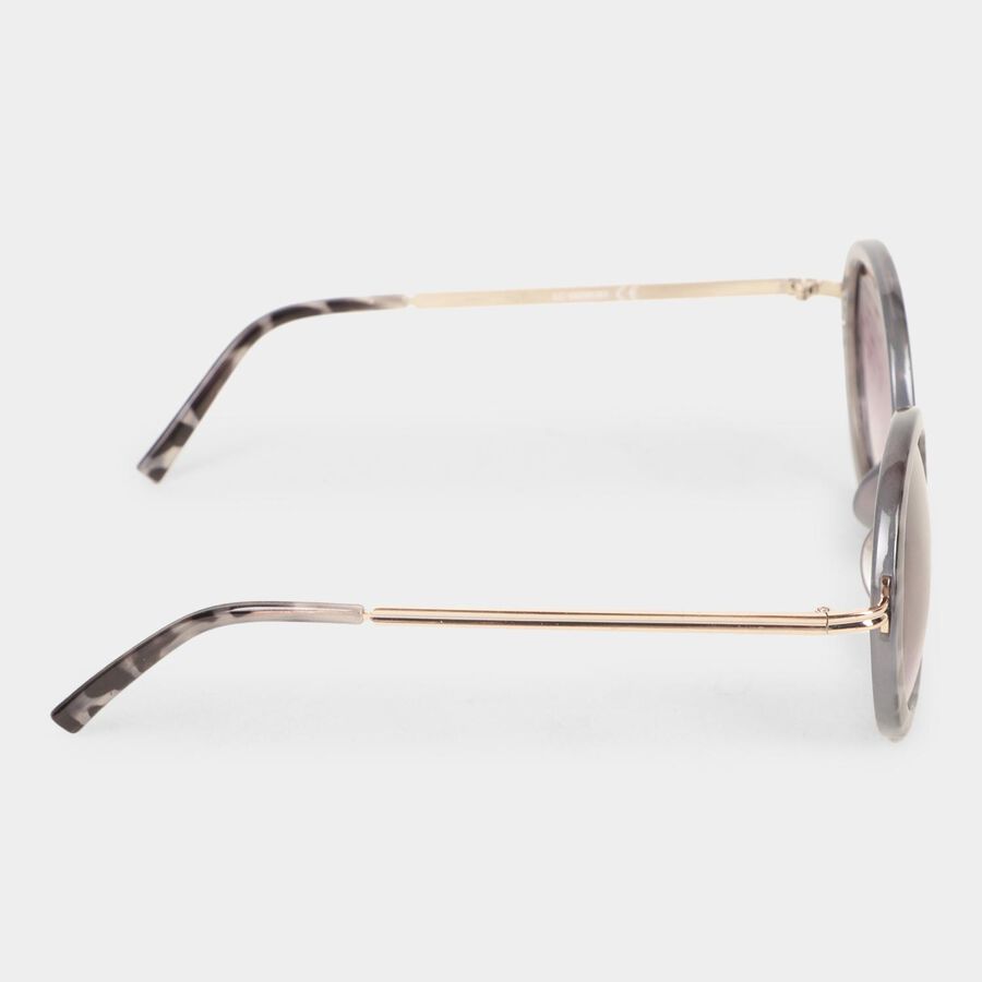 Women's Plastic Gradient Round Sunglasses, , large image number null